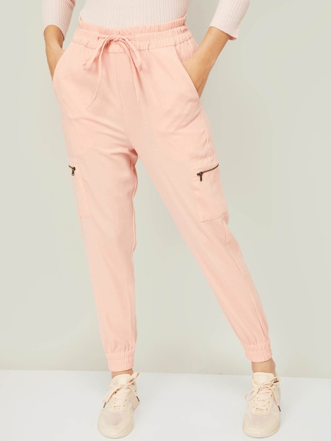 

Bossini Women Pink Joggers Trousers