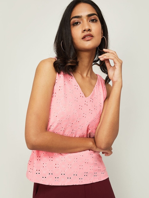 

Bossini Women Pink Regular Top
