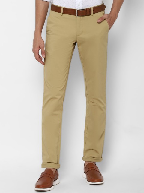 

Allen Solly Men Khaki Slim Fit Chinos Trousers