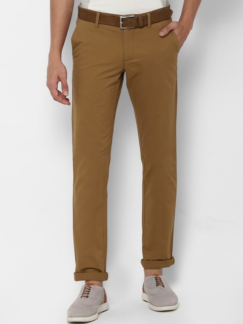 

Allen Solly Men Brown Slim Fit Trousers
