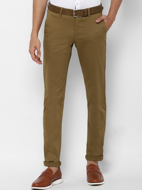 

Allen Solly Men Brown Slim Fit Trousers