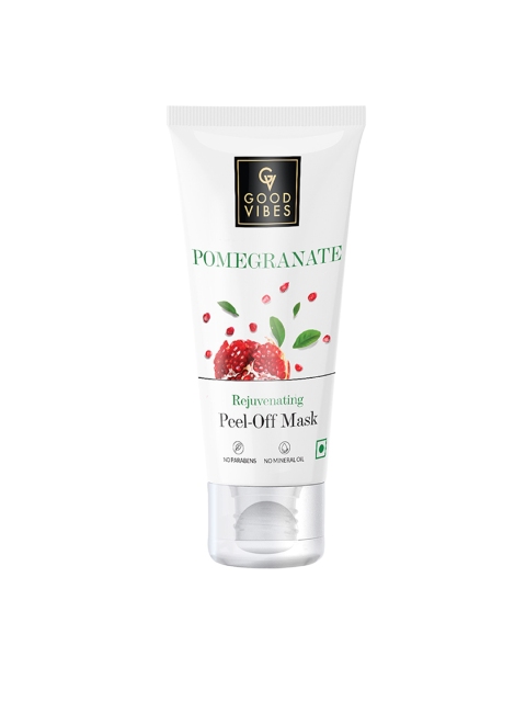 

Good Vibes Pomegranate Rejuvenating Peel Off Mask (50 g), Transparent