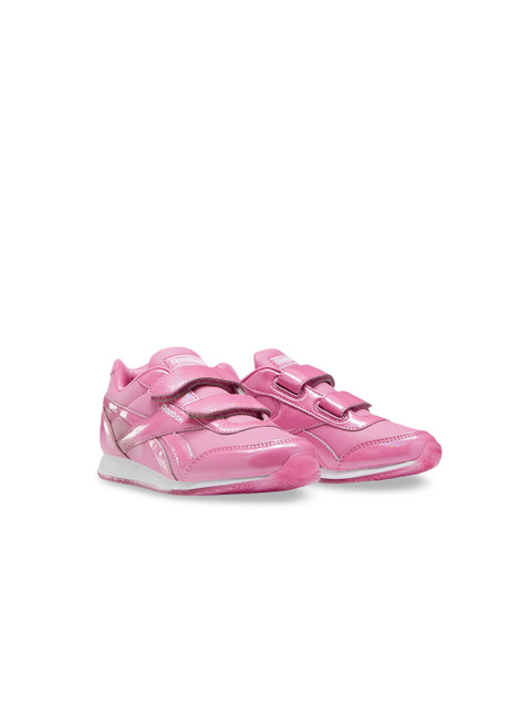 

Reebok Classic Boys Pink Solid Sneakers