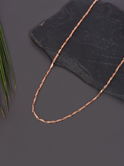 

Tistabene Men Rose Gold Rose Gold-Plated Chain