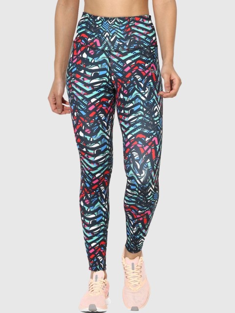 

Silvertraq Women Multicolored Printed Regular Pop Leggings, Multi