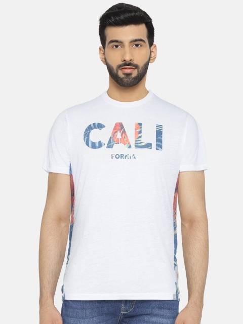 

Jack & Jones Men White Printed T-shirt