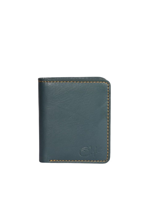 

Style SHOES Men Green Solid Two Fold Wallet
