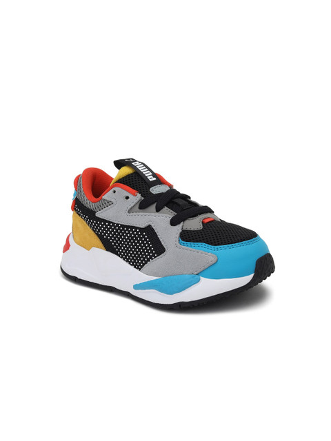 

Puma Kids Blue Colourblocked Sneakers