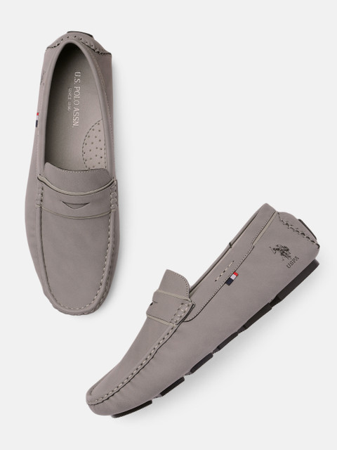 

U.S. Polo Assn. Men Grey Solid MIRANO 2.0 Loafers