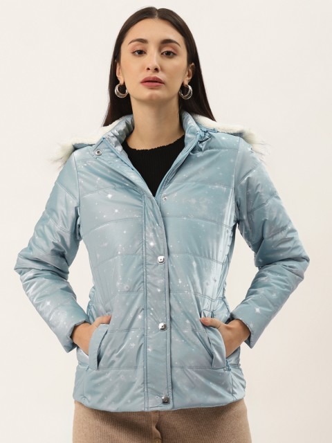 

Duke Women Blue Parka Jacket