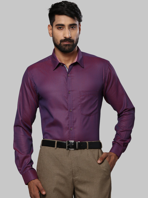 

Next Look Men Purple Slim Fit Opaque Casual Shirt