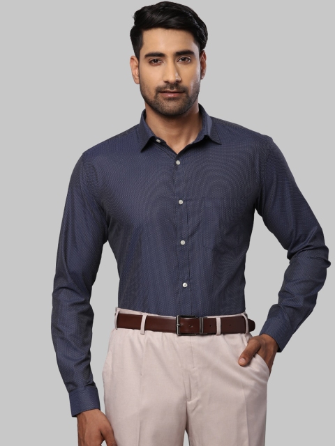 

Next Look Men Blue Slim Fit Opaque Casual Shirt