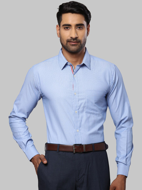

Next Look Men Blue Slim Fit Opaque Formal Shirt