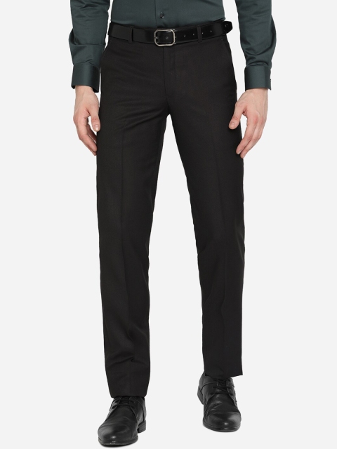 

METAL Men Brown Slim Fit Formal Trousers