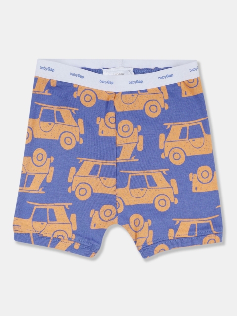 

GAP Baby Boy Blue Mid Waist Printed Regular Trunks