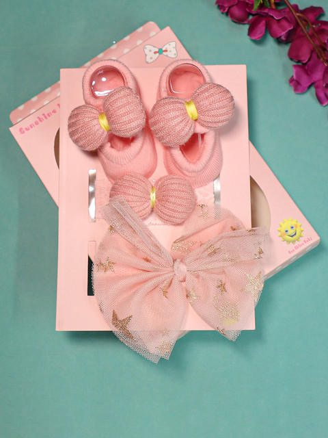 

FEETWELL SHOES Girls Pink Booties