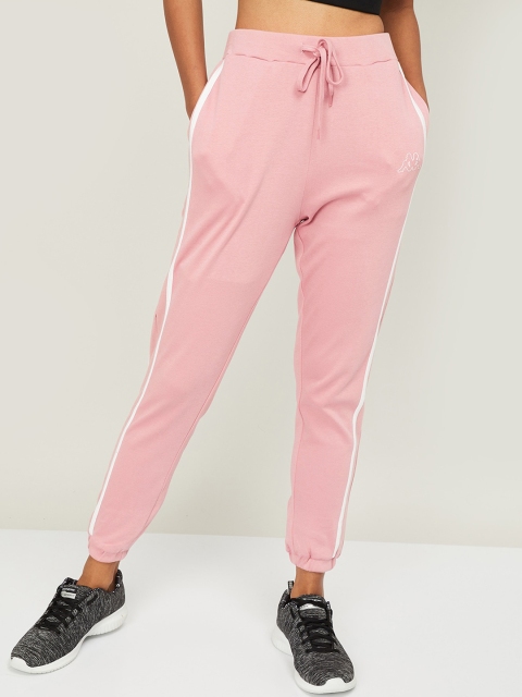 

Kappa Women Pink Slim Fit Solid Joggers