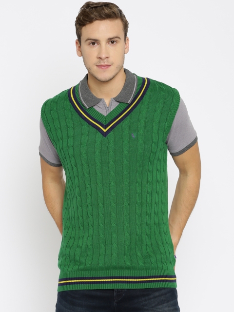 

Solly Sport by Allen Solly Green Sweater