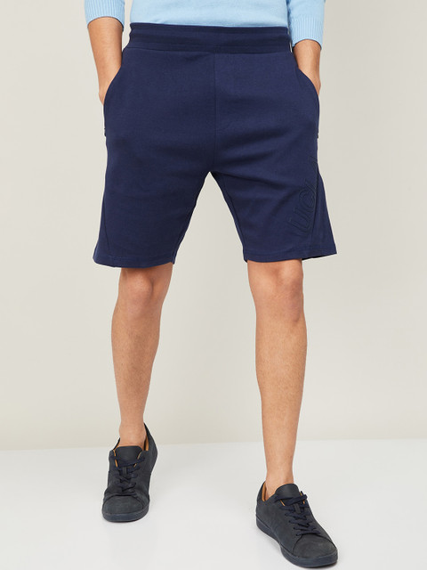 

UCLA Men Navy Blue Regular Shorts