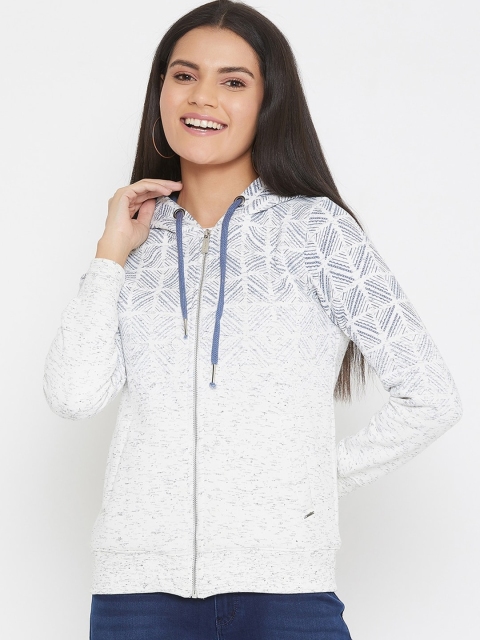 

Crimsoune Club Women White Printed Sweatshirt