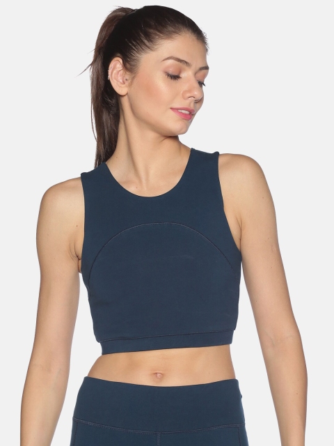 

Soul Space Women Navy Blue Workout Bra