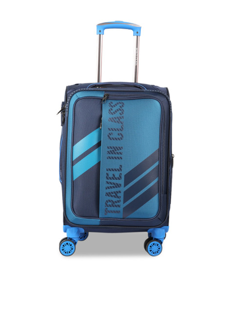 

Polo Class Unisex Blue Solid Semi Soft Trolley Bag