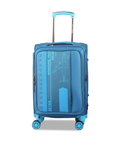 

Polo Class Unisex 360-Degree Rotation Trolley Suitcase, Blue