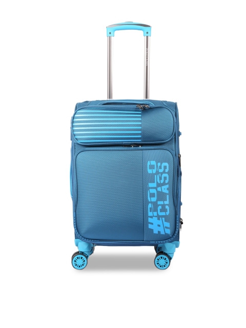 

Polo Class Blue 4 Wheels 360-Degree Rotation Luggage Trolley Suitcase