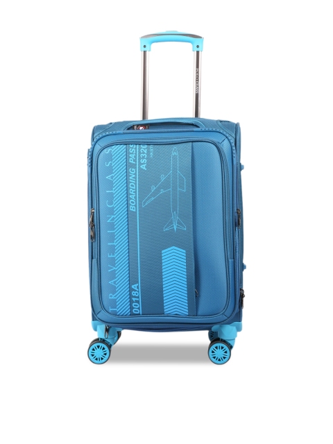 

Polo Class Unisex Blue Luggage Trolley Bag