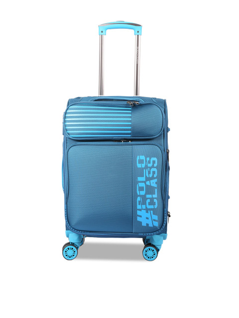 

Polo Class Unisex Blue Solid Semi Soft Trolley Bag
