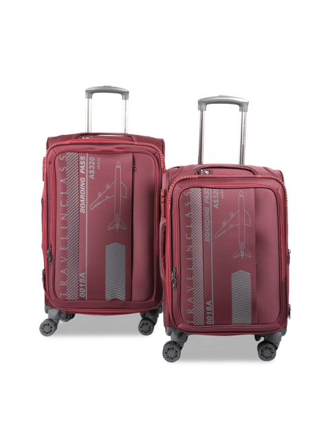 

Polo Class Red Set of 2 Trolley Bag (20" & 28 Inch) 75L