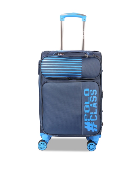 

Polo Class Blue Luggage Trolley Bag Suitcase 20 inches