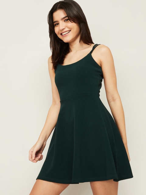 

Ginger by Lifestyle Green A-Line Dress