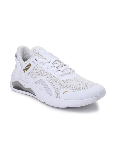 

Puma Women White Mesh LQDCell Training or Gym Shoes