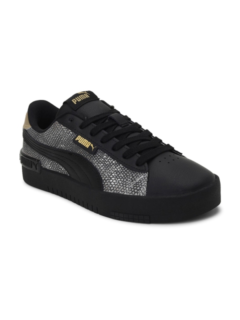 

Puma Women Black & Grey Textured Sneakers