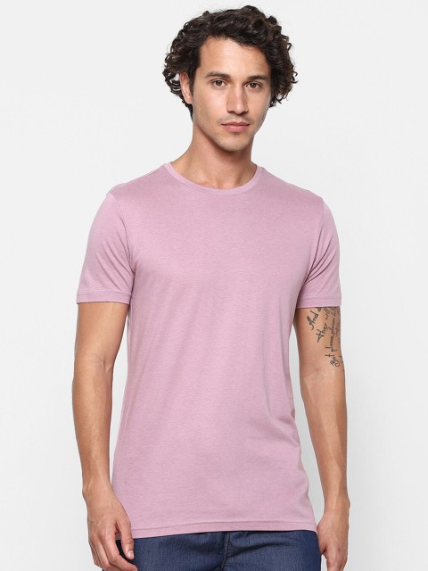 

Ajile by Pantaloons Men Pink Solid Lounge T-Shirt