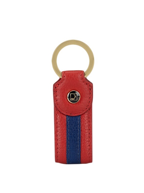 

Da Milano Red & Navy Blue Colourblocked Key Chain