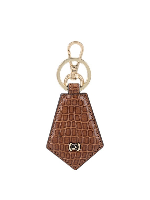 

Da Milano Brown Textured Key Chain
