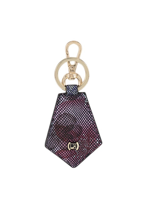 

Da Milano Burgundy & Grey Textured Key Chain