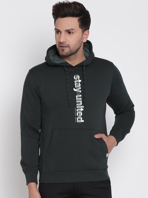 

Octave Men Green Printed Sweatshirt