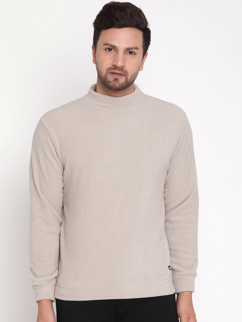 

Octave Men Cream-Coloured Sweatshirt