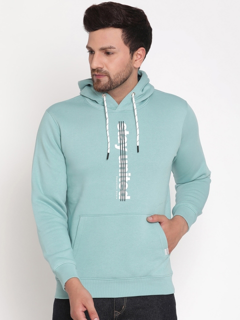 

Octave Men Blue Hooded Sweatshirt