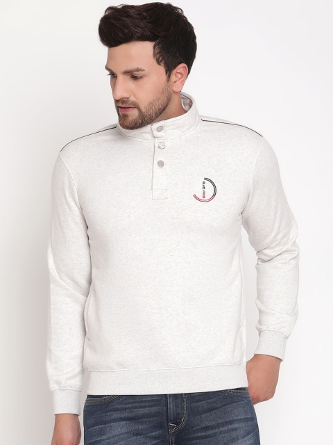 

Octave Men White Sweatshirt