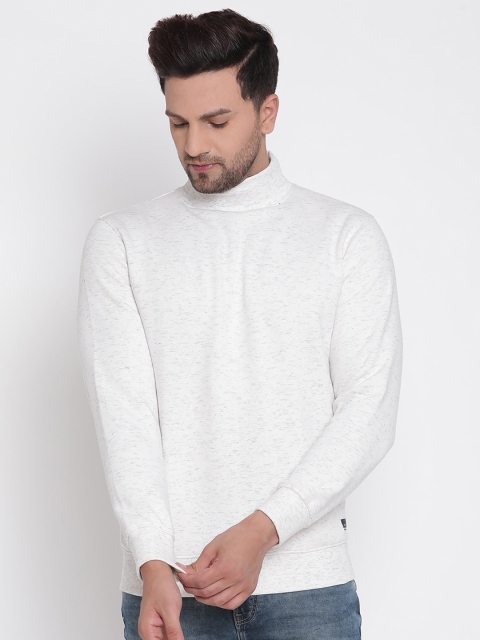 

Octave Men White Sweatshirt