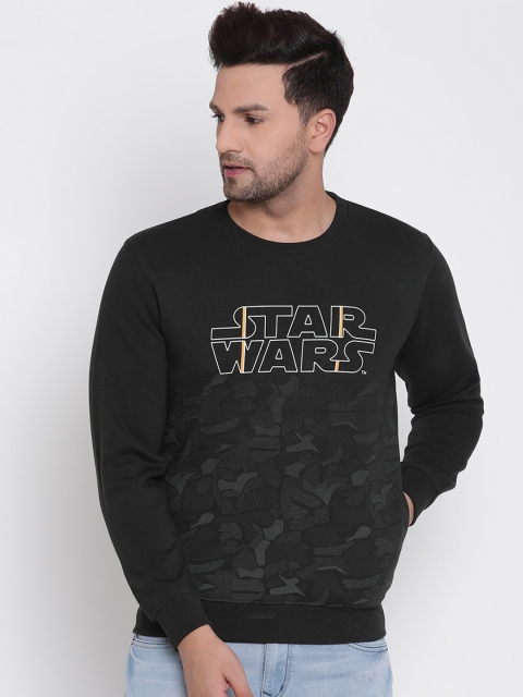 

Octave Men Olive Green Printed Sweatshirt