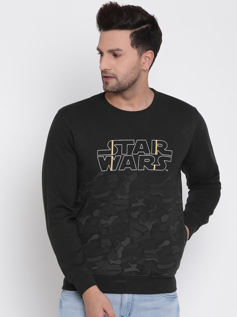 

Octave Men Olive Green Printed Sweatshirt