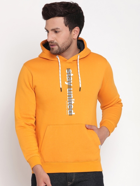

Octave Men Yellow Hooded Sweatshirt