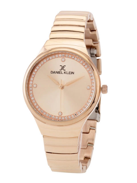 

Daniel Klein Women Pink Embellished Analogue Watch DK.1.12522-4