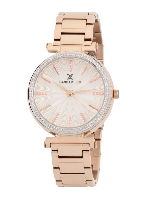 

Daniel Klein Women Silver-Toned Embellished Analogue Watch DK.1.12546-2
