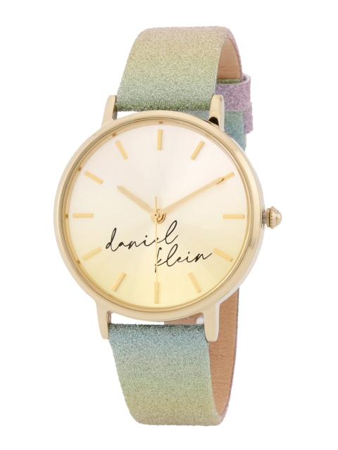 

Daniel Klein Women Silver-Toned Leather Straps Analogue Watch DK 1 12643-2